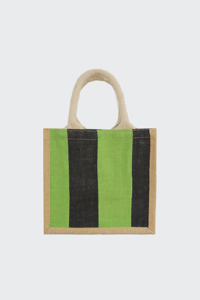 Upcycle Jute Lunch Bag : Style 1