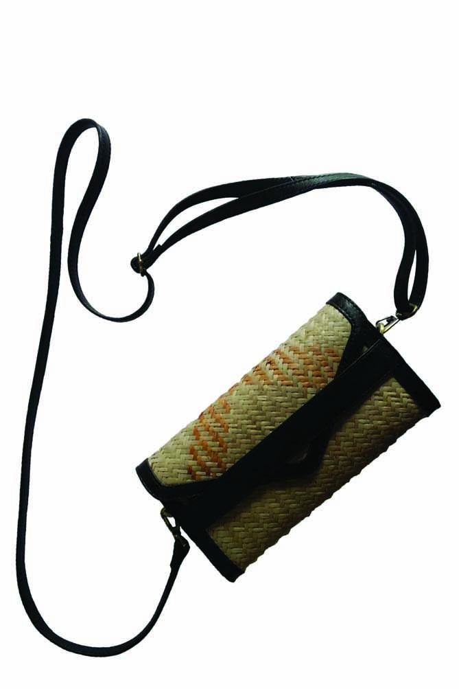 Cane Clutch Bag