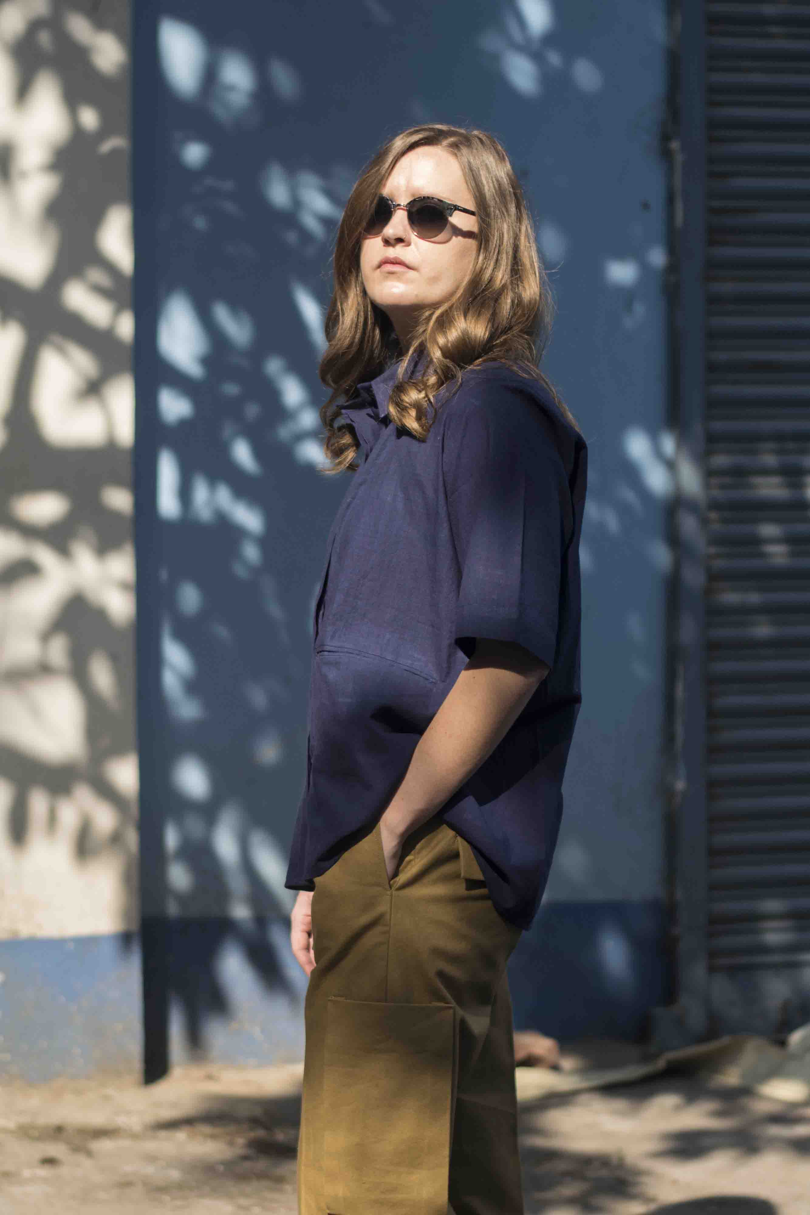 Midnight Blue Casual Shirt