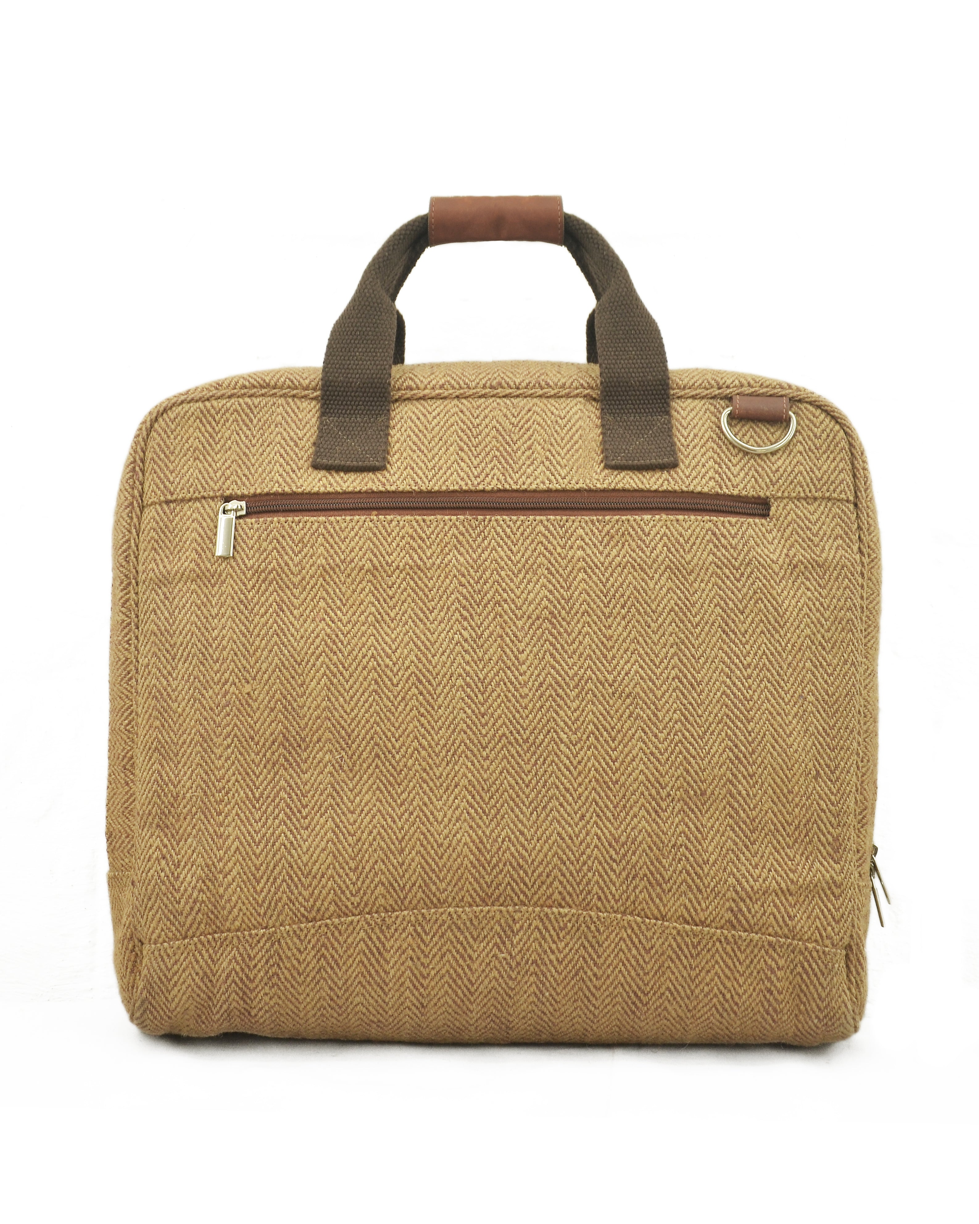 Folk Herringbone Office Laptop Bag