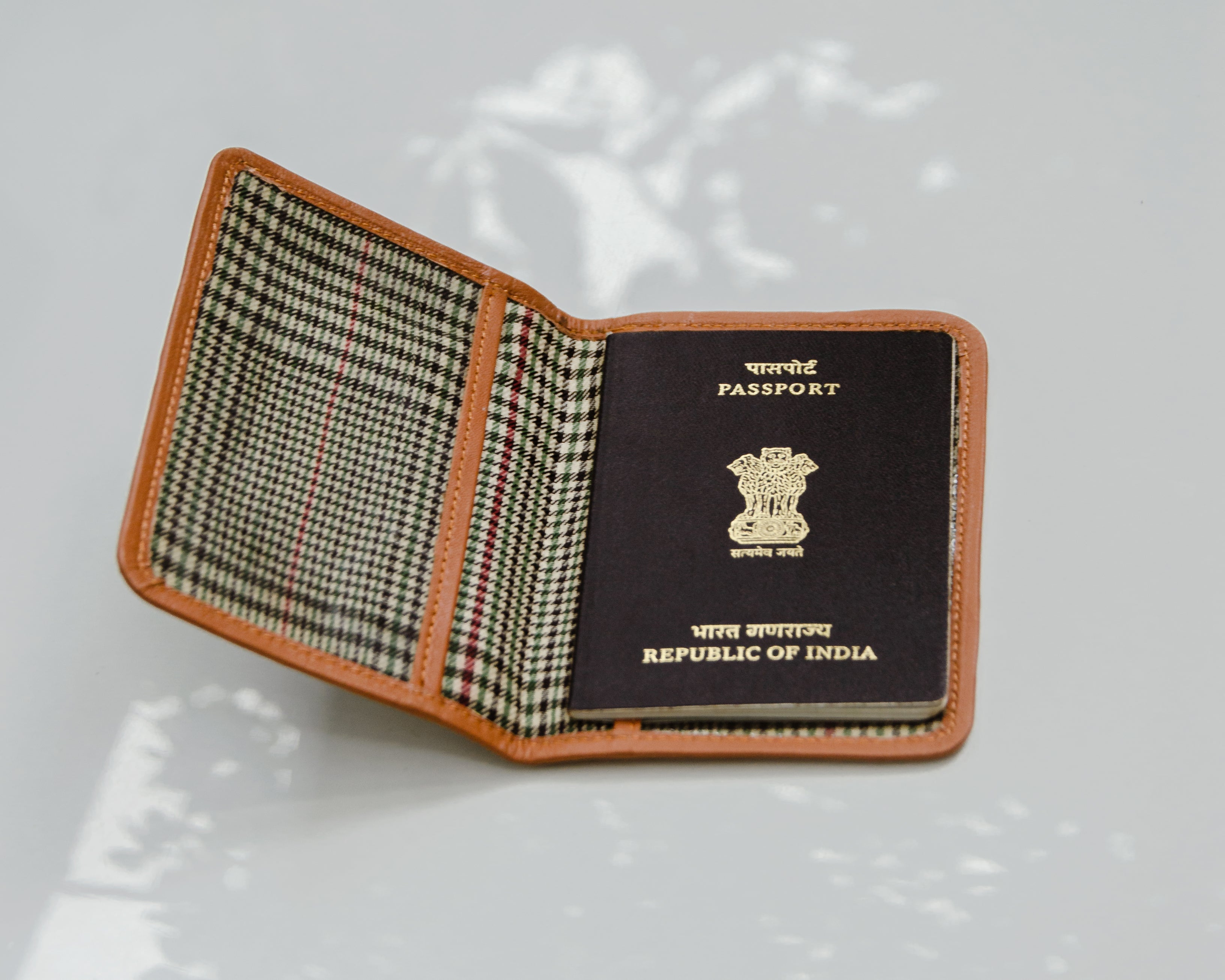 Herringbone Passport Cover
