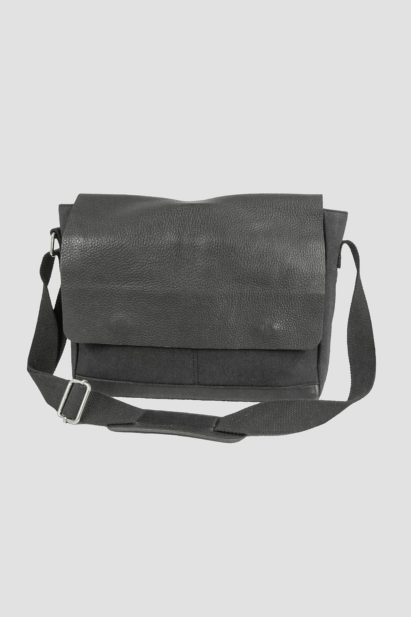 Canvas and Leather Laptop Bag