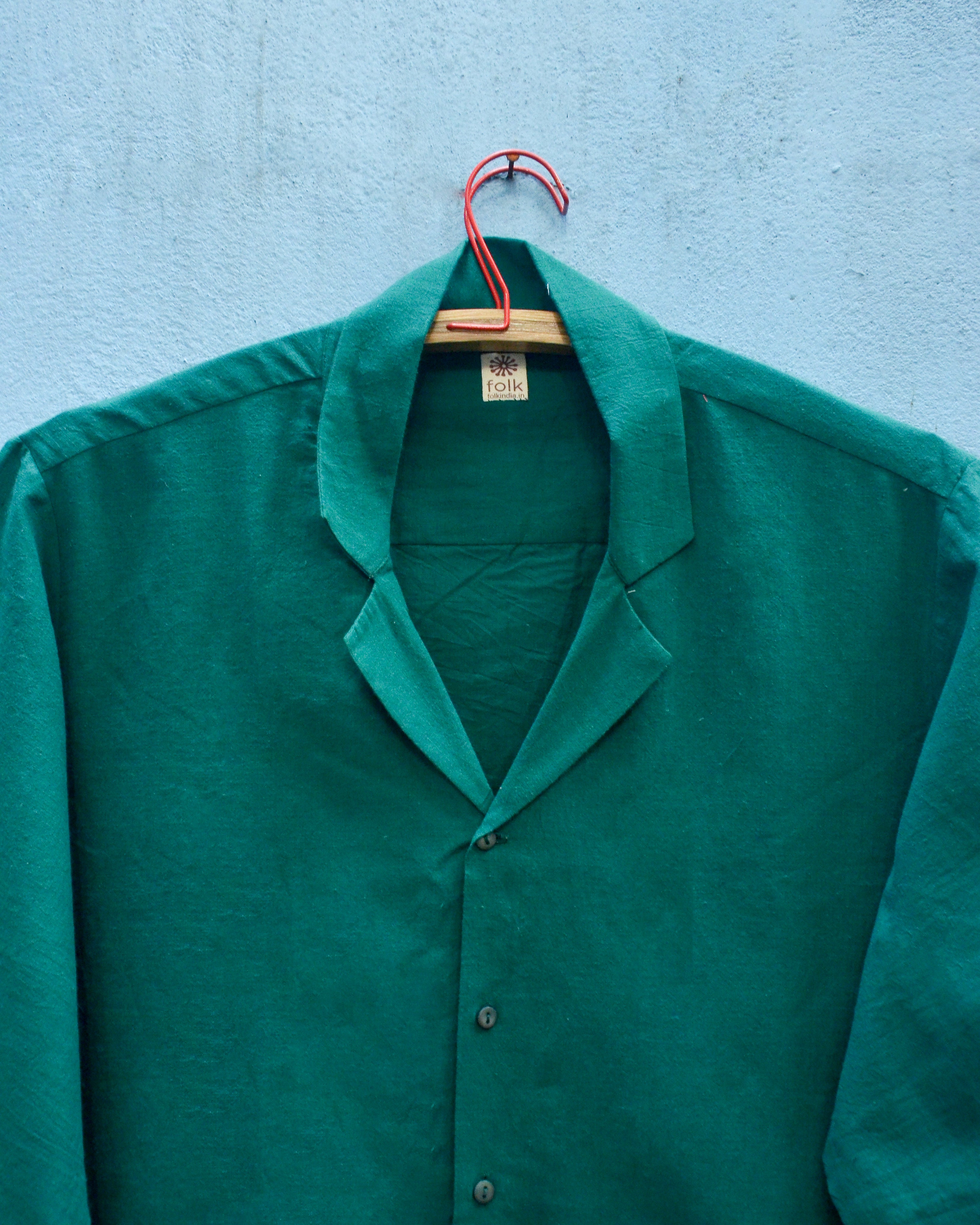 Emerald Green Casual Shirt