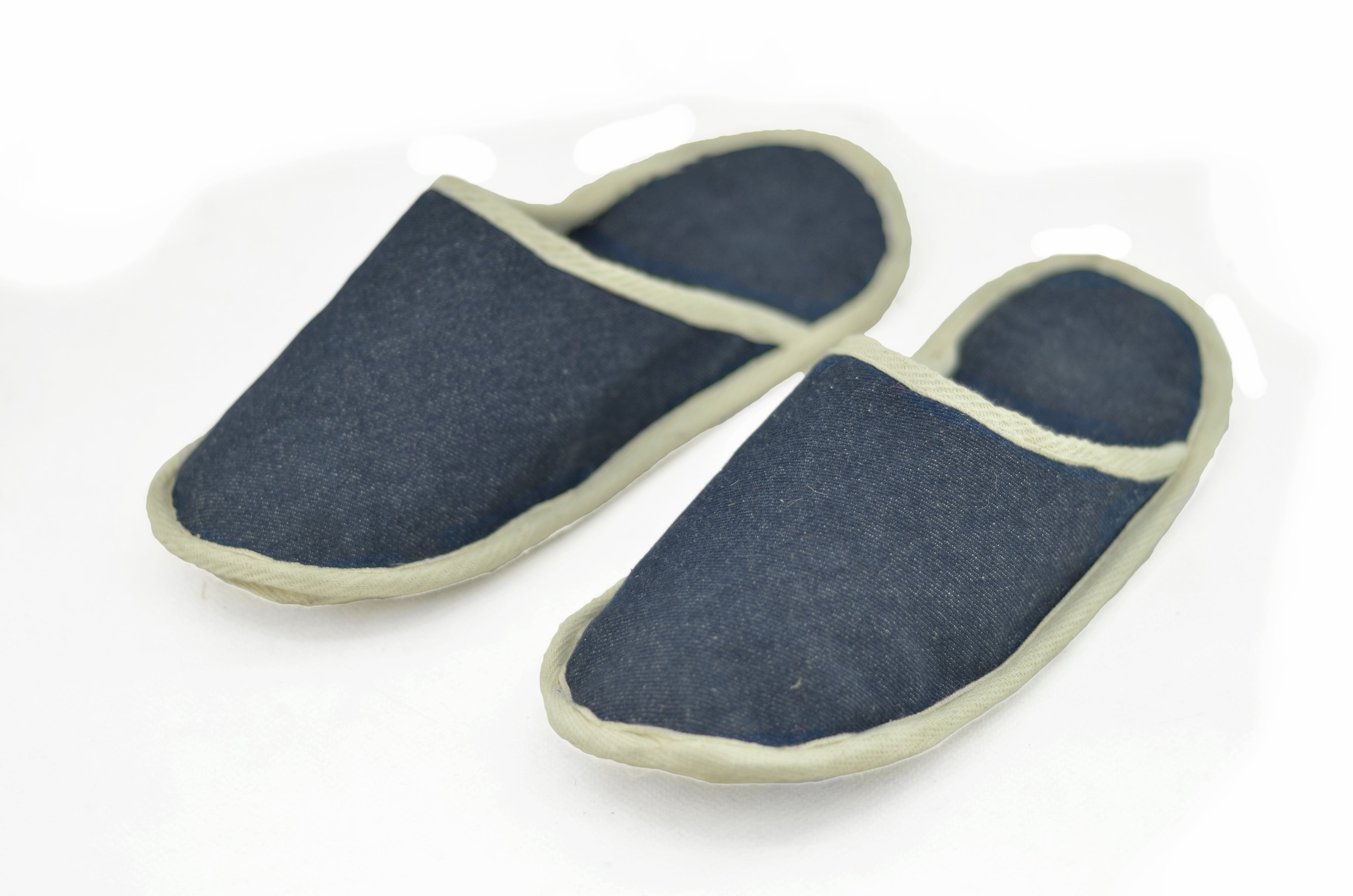 Denim Bedroom Slippers