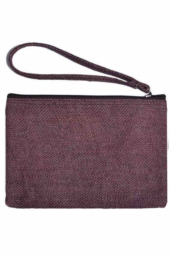 Sustainable Jute Zipper Pouch