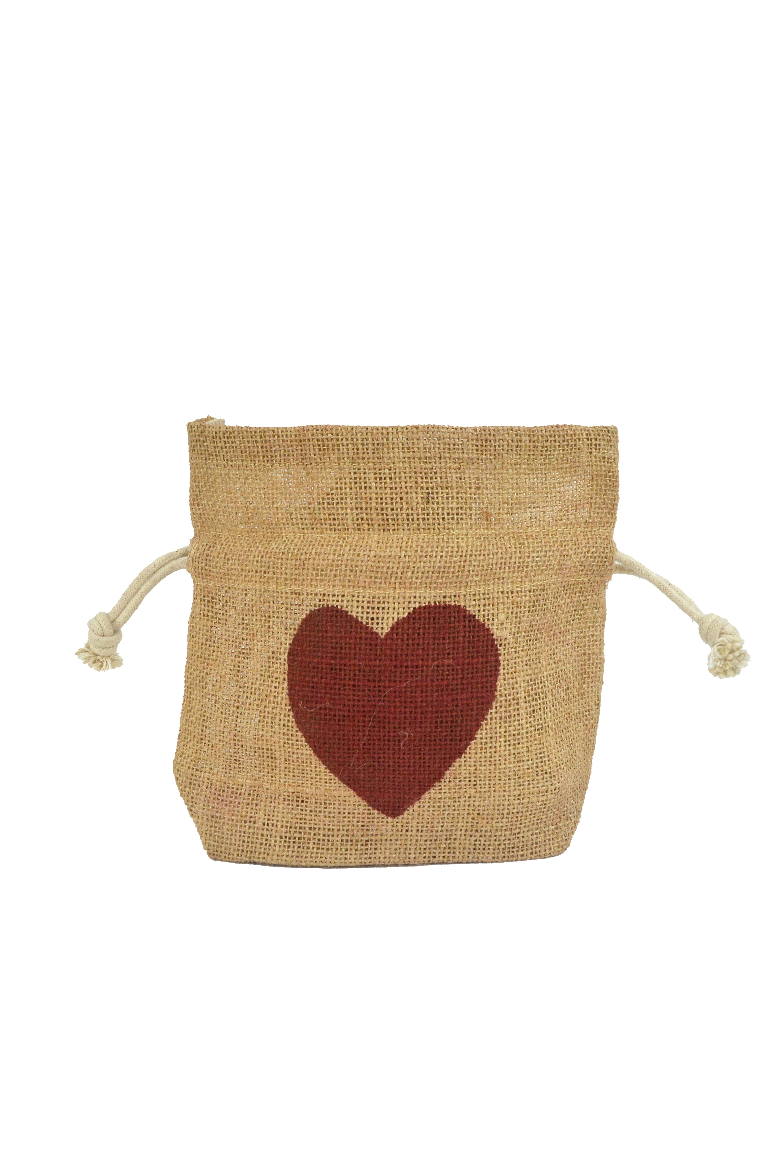 Jute Drawstring Bag/Pouch (Pack Of 5)