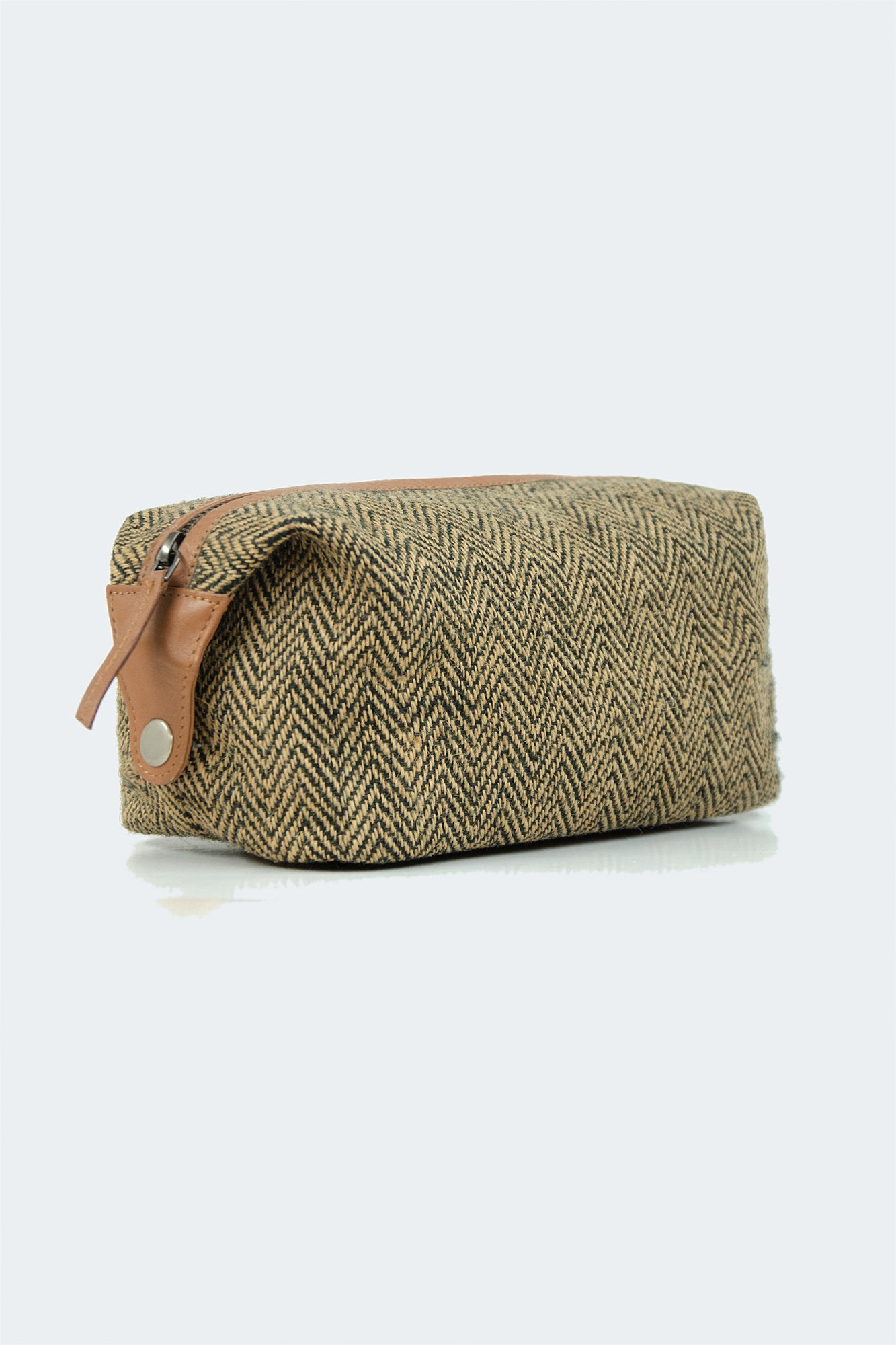 Black & Tan Herringbone Large — Grumpy Bags