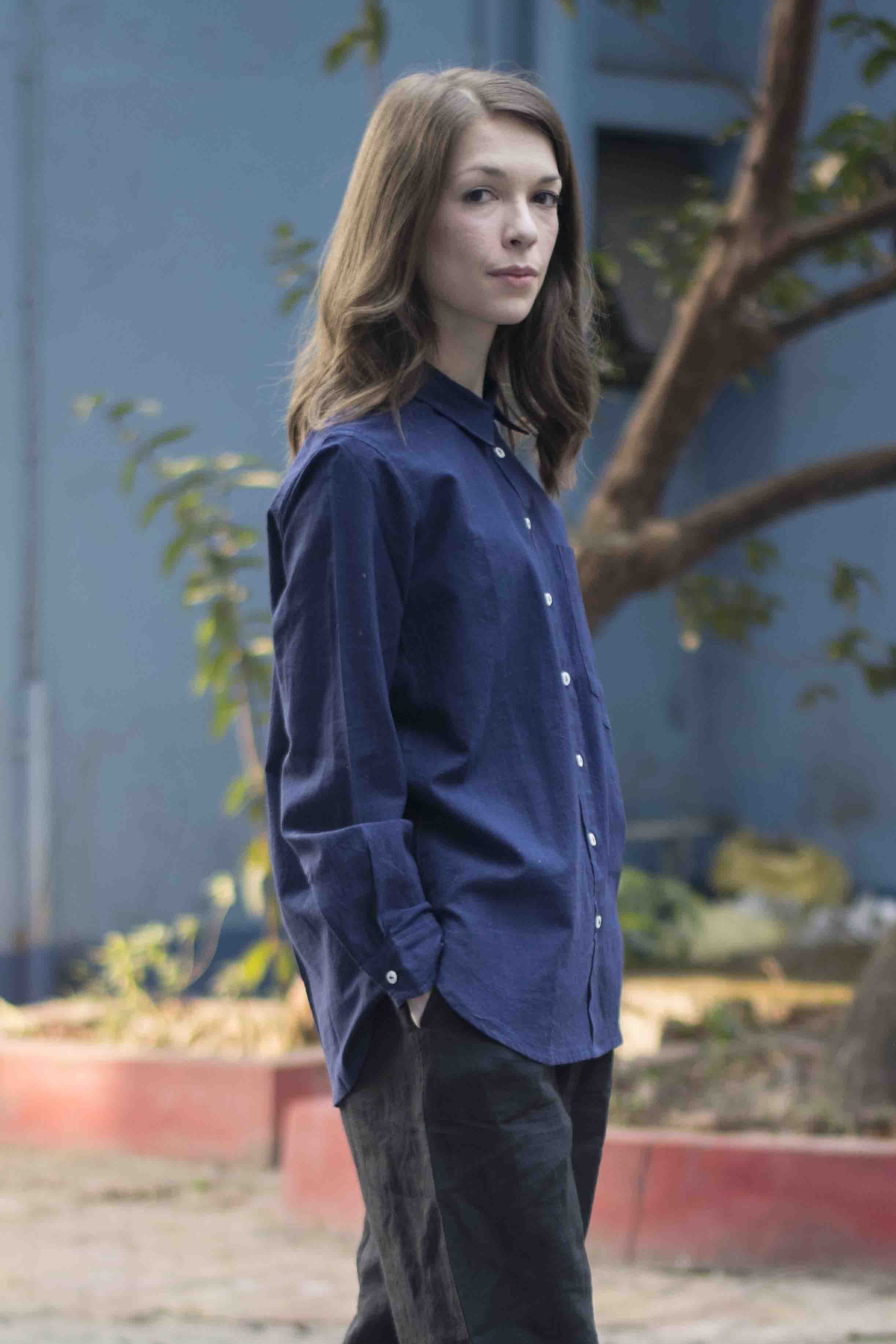 Midnight Blue Shirt for Girls