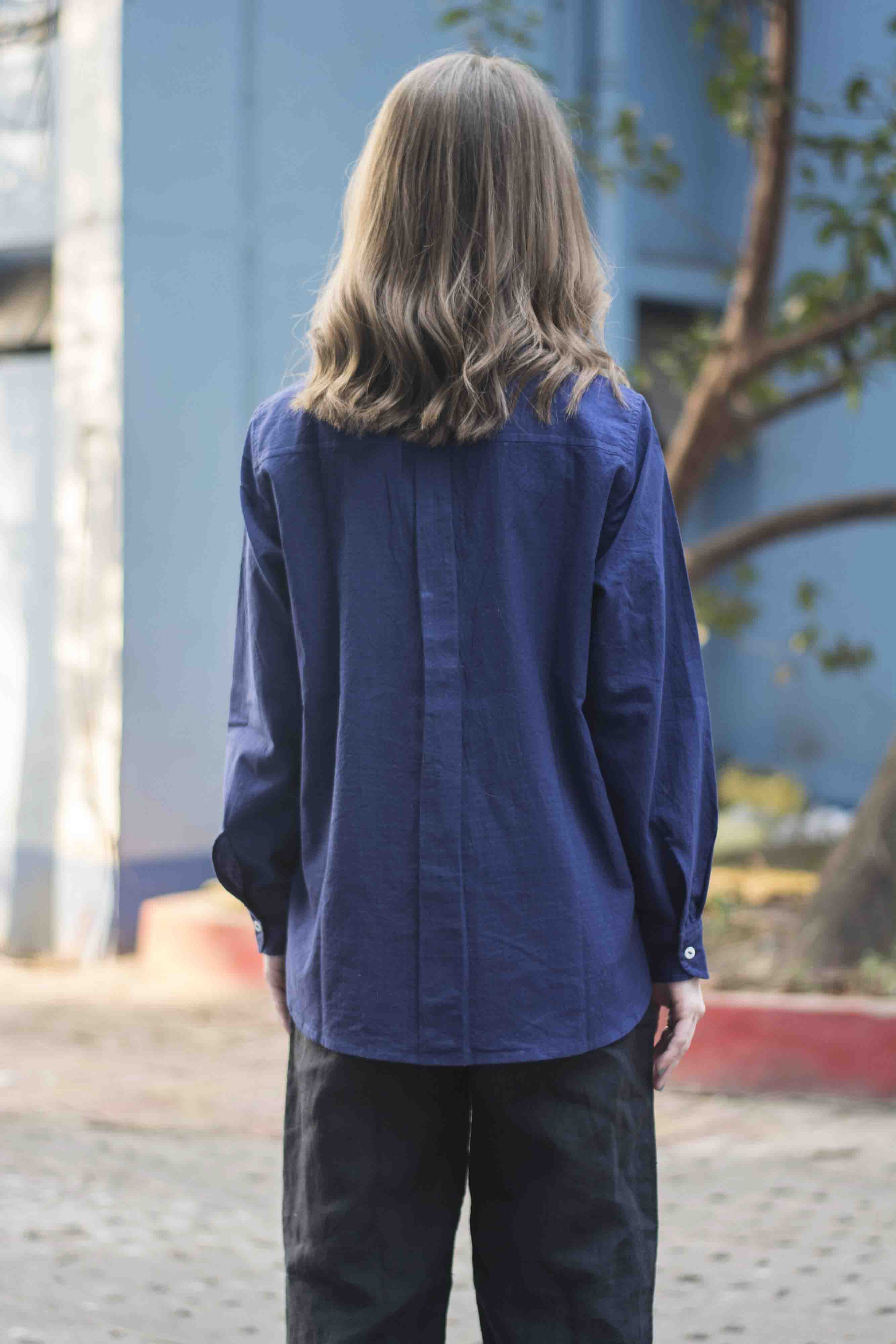 Midnight Blue Shirt for Women