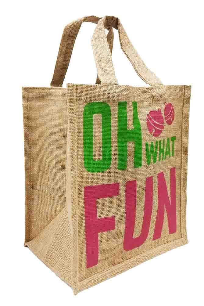 buy-online-christmas-jute-shopping-bag-oh-what-fun-bag-1