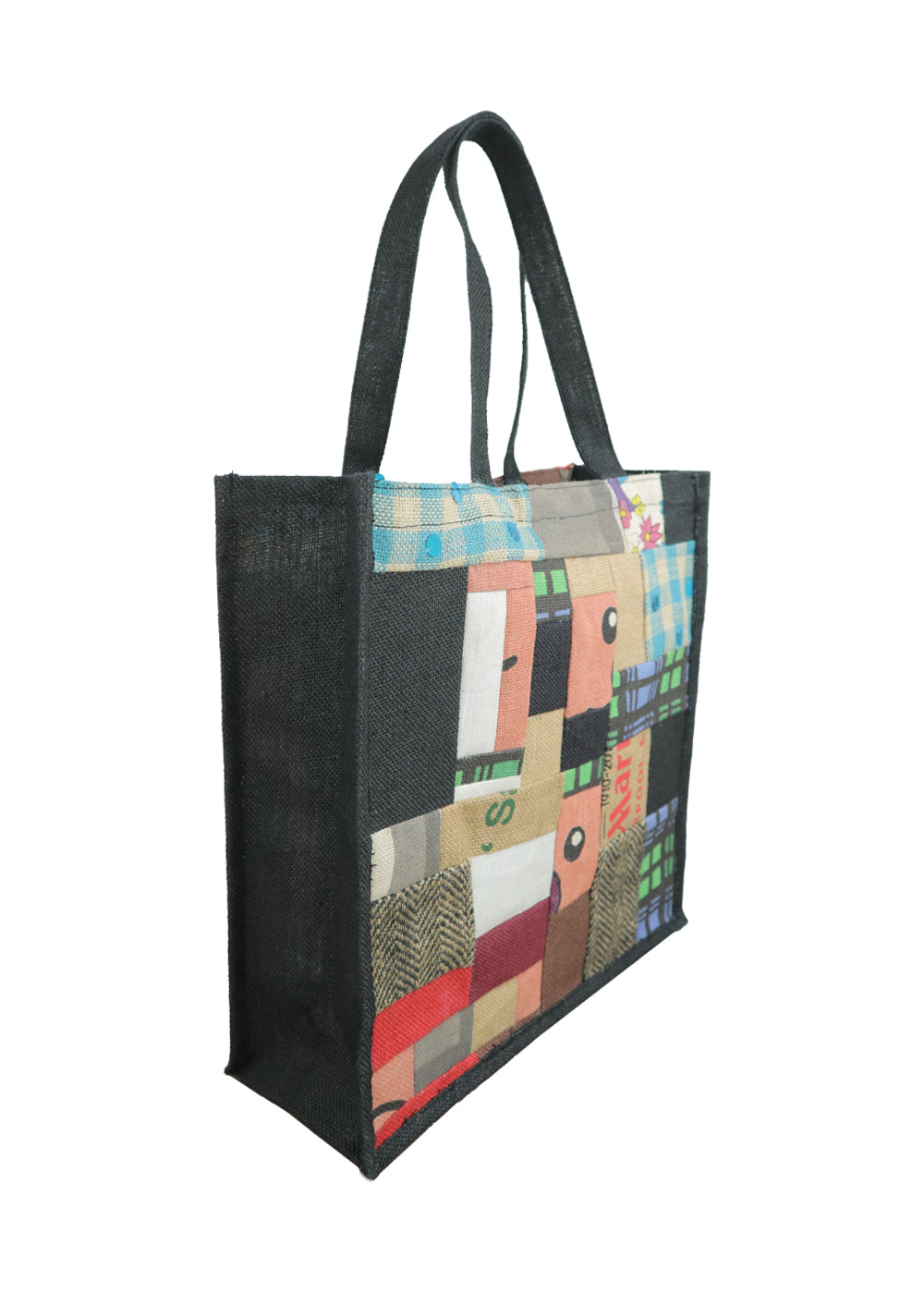 Upcycled Patch Shopping Bag